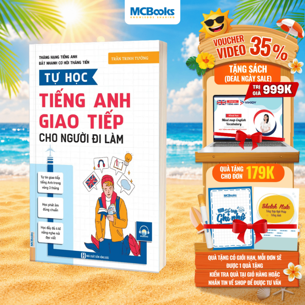 Sách - Tự Học Tiếng Anh Giao Tiếp Cho Người Đi Làm