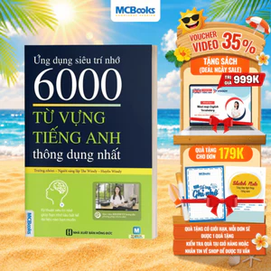 Sách - Ứng Dụng Siêu Trí Nhớ 6000 Từ Vựng Tiếng Anh Thông Dụng Nhất Cho Người Học Tiếng Anh Cơ Bản - Học Kèm App Online
