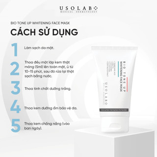 Kem Ủ Trắng Mặt U Bio Tone Up Whitening Face Mask Giúp da trắng sáng bật tone Mẫu Thử Duduhouse