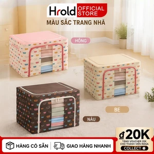 Hrold - Hộp đựng quần áo 80L/130L , Hộp đựng đồ gia dụng, hộp đựng quần áo dung tích lớn Cho thuê kho chứa đồ ký túc xá