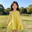 Váy Bé Gái Sát Nách Dáng Bí Thô Lụa Mina2574 Mềm Mát Dễ Thương Xinh Xắn Size 2-11Y (10-36kg)