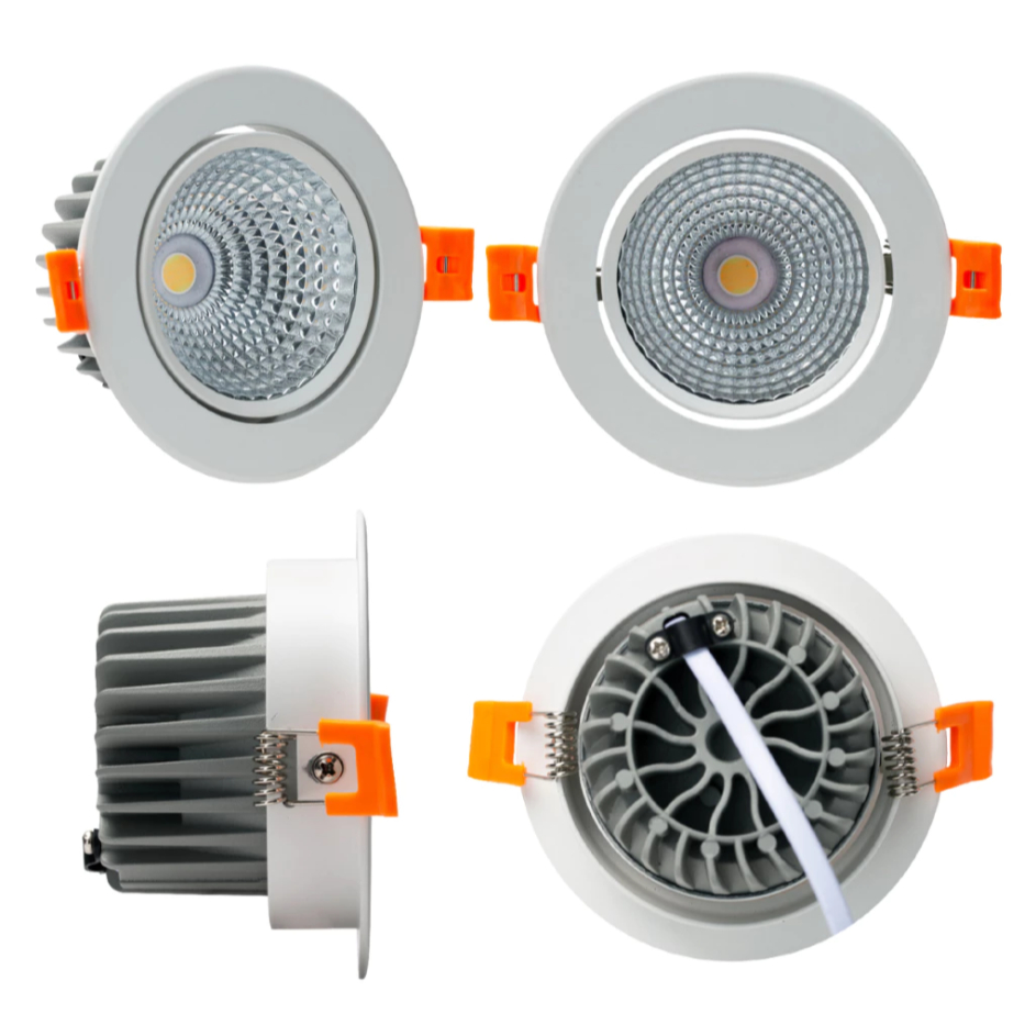 Đèn LED Spotlight Rạng Đông AT40 95/12W 4000K –Ánh Sáng Trung Tính, Tuổi Thọ 30.000 Giờ, Thẩm MĨ Cao