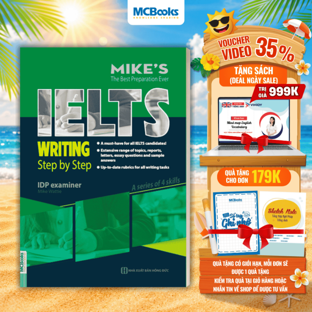 Sách - Ielts Writing Step By Step - Dành Cho Người Luyện Thi Ielts