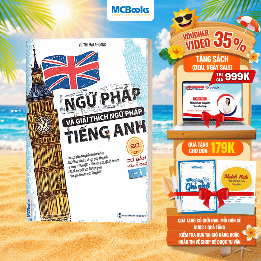 Sách - Ngữ Pháp Và Giải Thích Ngữ Pháp Tiếng Anh Cơ Bản Và Nâng Cao Tập 2 - Học Kèm App Online