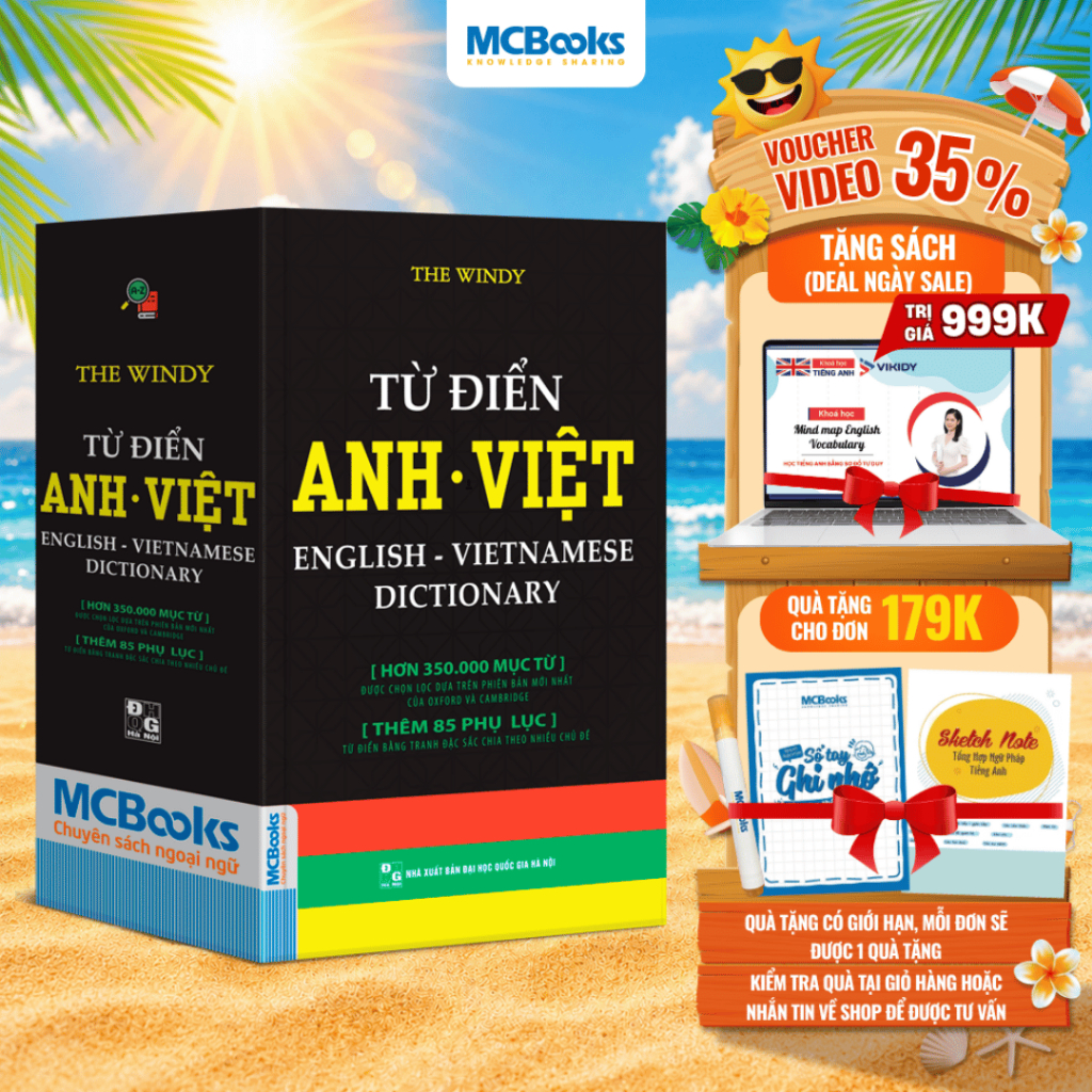 Sách - Từ điển Anh - Việt ( Bìa mềm đen )