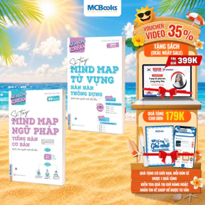 Sách - Combo - All In One Korean - Sổ tay Mind Map dành cho người mới bắt đầu