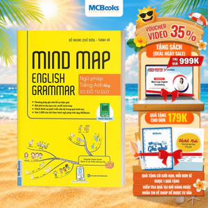 Sách - Mindmap English Grammar - Ngữ Pháp Tiếng Anh Bằng Sơ Đồ Tư Duy Cho Người Học Căn Bản - Kèm Khóa Học Chi Tiết