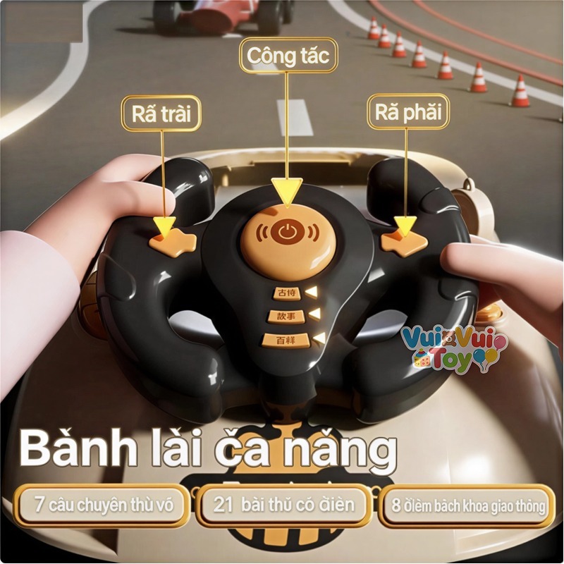 Máy chơi game trí tuệ đua xe vượt chướng ngại vật – Đồ chơi giáo dục tư duy, quà tặng cho bé