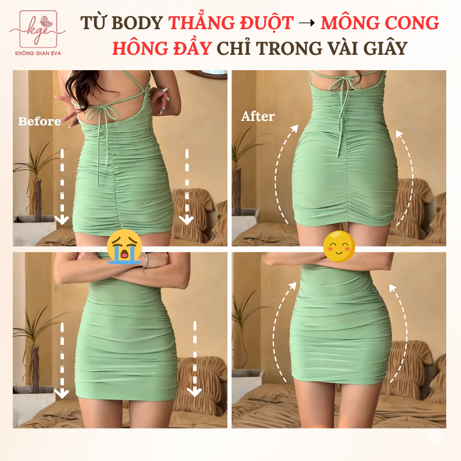 [ PHIÊN BẢN MỚI - QUẦN NGẮN ] Quần Trong Quần Độn Mông Độn Hông Nâng Vòng 3 Cạp Cao Định Hình Vòng 2 Dáng Ngắn 2054