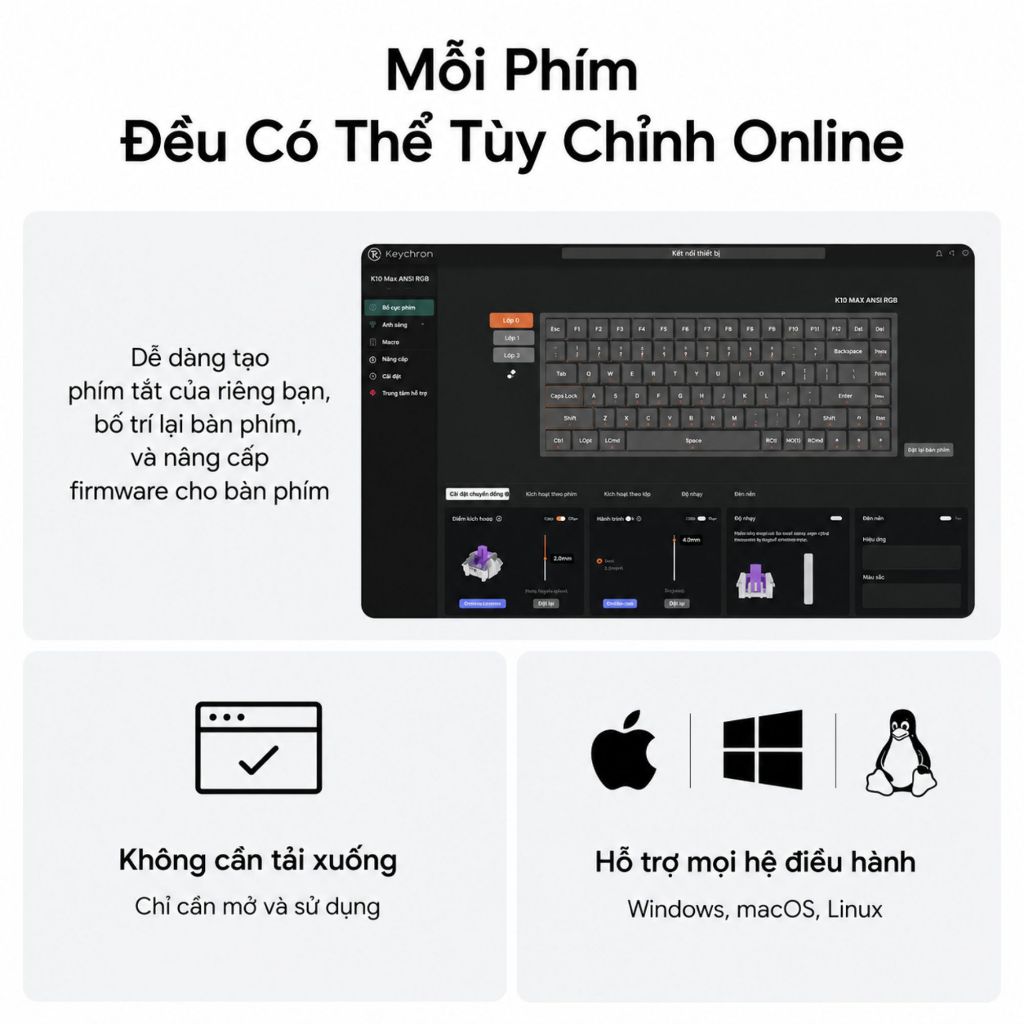 Bàn phím cơ Keychron K2 HE Special Edition Chính Hãng [Hoả tốc]
