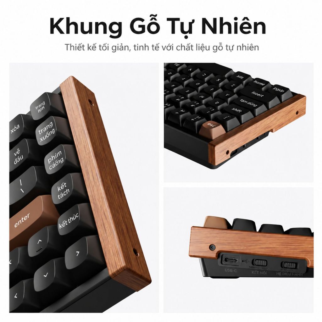 Bàn phím cơ Keychron K2 HE Special Edition Chính Hãng [Hoả tốc]