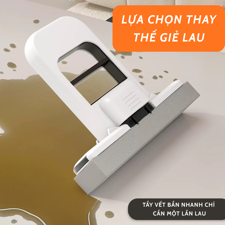 Chổi Lau Bàn Bếp Mini Cầm Tay Tự Vắt, Dụng Cụ Gạt Nước Mặt Bàn Khô Nhanh Chống Dính Dầu Mỡ