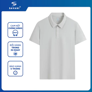 Áo Polo Nam SAVANI Ngắn Tay, Chất Vải Nylon Mềm Mịn, Mát, Thấm Hút Mồ Hôi Tốt MPSA430S6