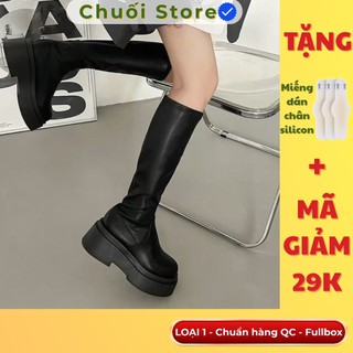 Giày boot nữ da PU tổng hợp dệt vải đế cao su cá tính nhẹ nhàng xinh xắn đáng yêu