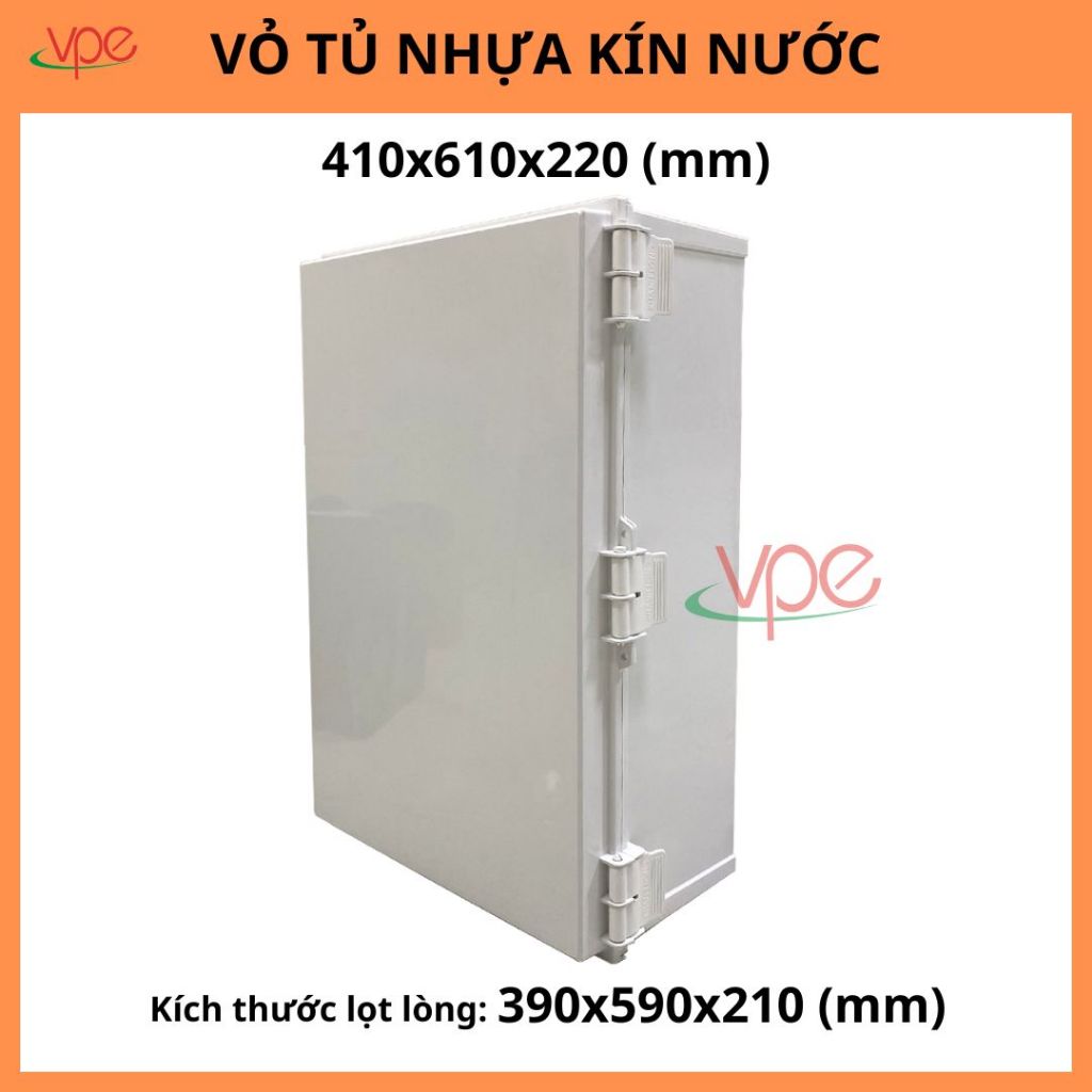 TỦ ĐIỆN NHỰA KÍN NƯỚC KYE 410x610x220 – SIZE SIÊU ĐẠI, DÙNG TRONG NHÀ VÀ NGOÀI TRỜI