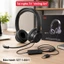 Tai Nghe Headset Rapoo H12E Cổng USB Có Mic Khử Ồn Dành Cho Telesale Chăm Sóc Khách Hàng Văn Phòng Bảo Hành 24T