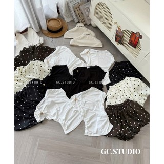 PHẠM THÙY SHOP: SET ÁO LỆCH VAI MIX CHÂN VÁY BÍ ẢNH THẬT