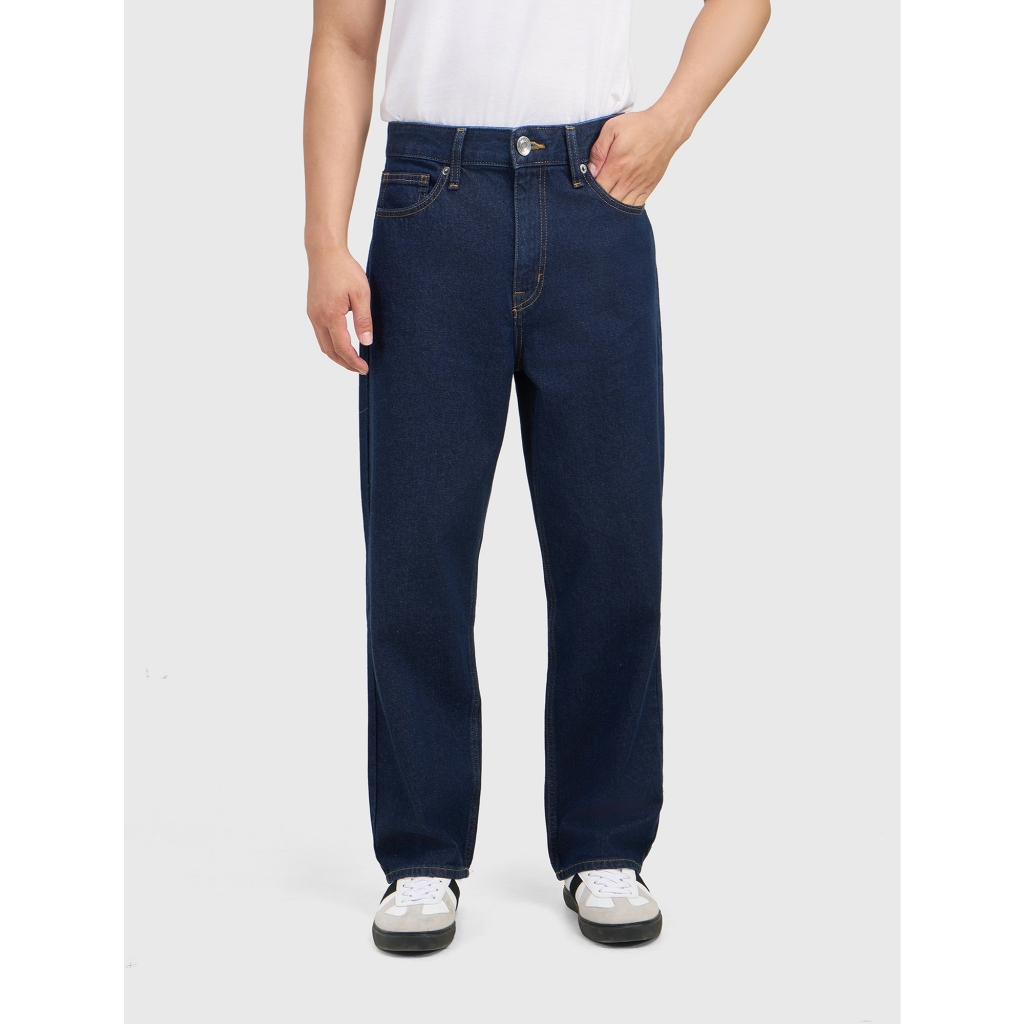 Quần jeans nam CANIFA dáng regular form suông trơn 8BJ26S002