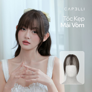 Tóc Kẹp Mái CAPELLI Dệt Thủ Công Từ Tóc Thật - KOC Tóc Mây Mềm Nhẹ