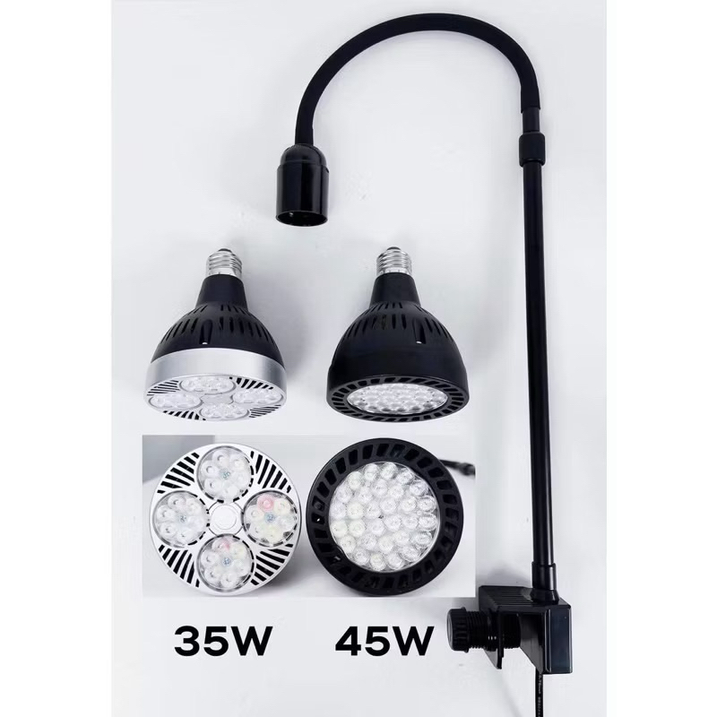 Đèn rọi RGB Cần Cao công suất 35-45w cho bể bán cạn, thuỷ sinh, biotop