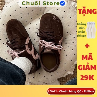 Giày thời trang nữ da PU tổng hợp dệt vải đế cao su dễ phối đồ nhẹ nhàng năng động