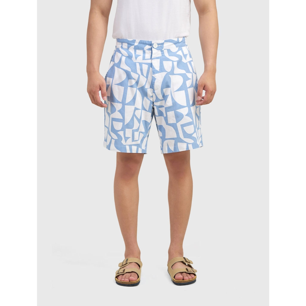 Quần short nam CANIFA form gọng gàng chất liệu cotton mềm mại đứng form 8BS26S014
