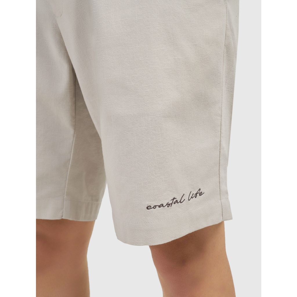 Quần short nam CANIFA form gọng gàng chất liệu cotton mềm mại đứng form 8BS26S014