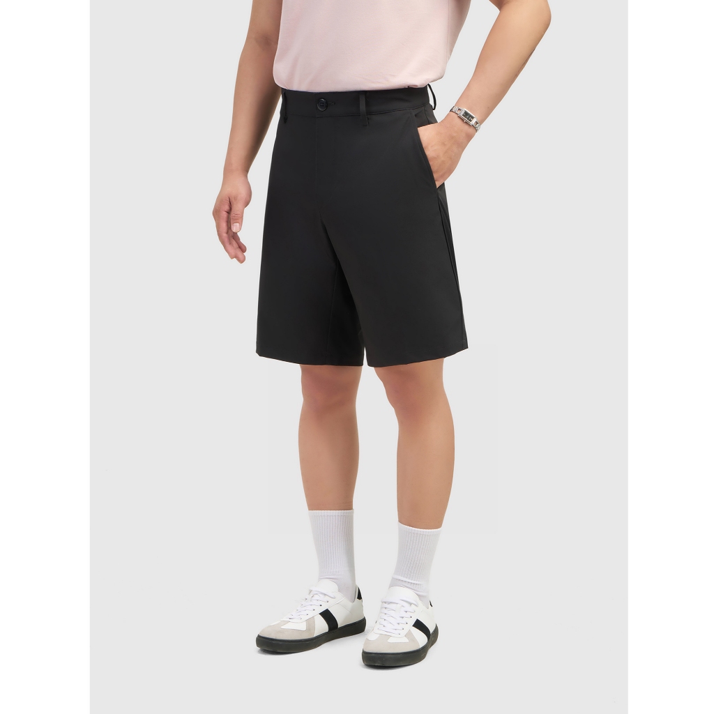 Quần short nam CANIFA dáng Regular cạp cúc phong cách trẻ trung, lịch sự 8BS26S018