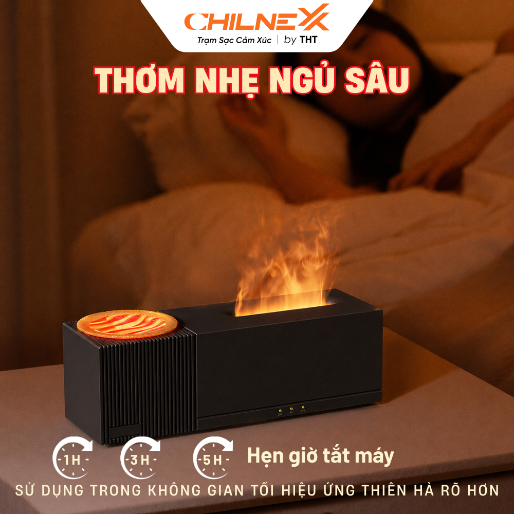 Máy xông thiên hà A2 CHILNEXX[02] máy khếch tán tinh dầu đèn thiên hà decor chill Làm đèn ngủ hẹn giờ quà tặng cao cấp