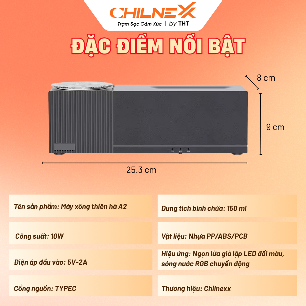Máy xông thiên hà A2 CHILNEXX[02] máy khếch tán tinh dầu đèn thiên hà decor chill Làm đèn ngủ hẹn giờ quà tặng cao cấp