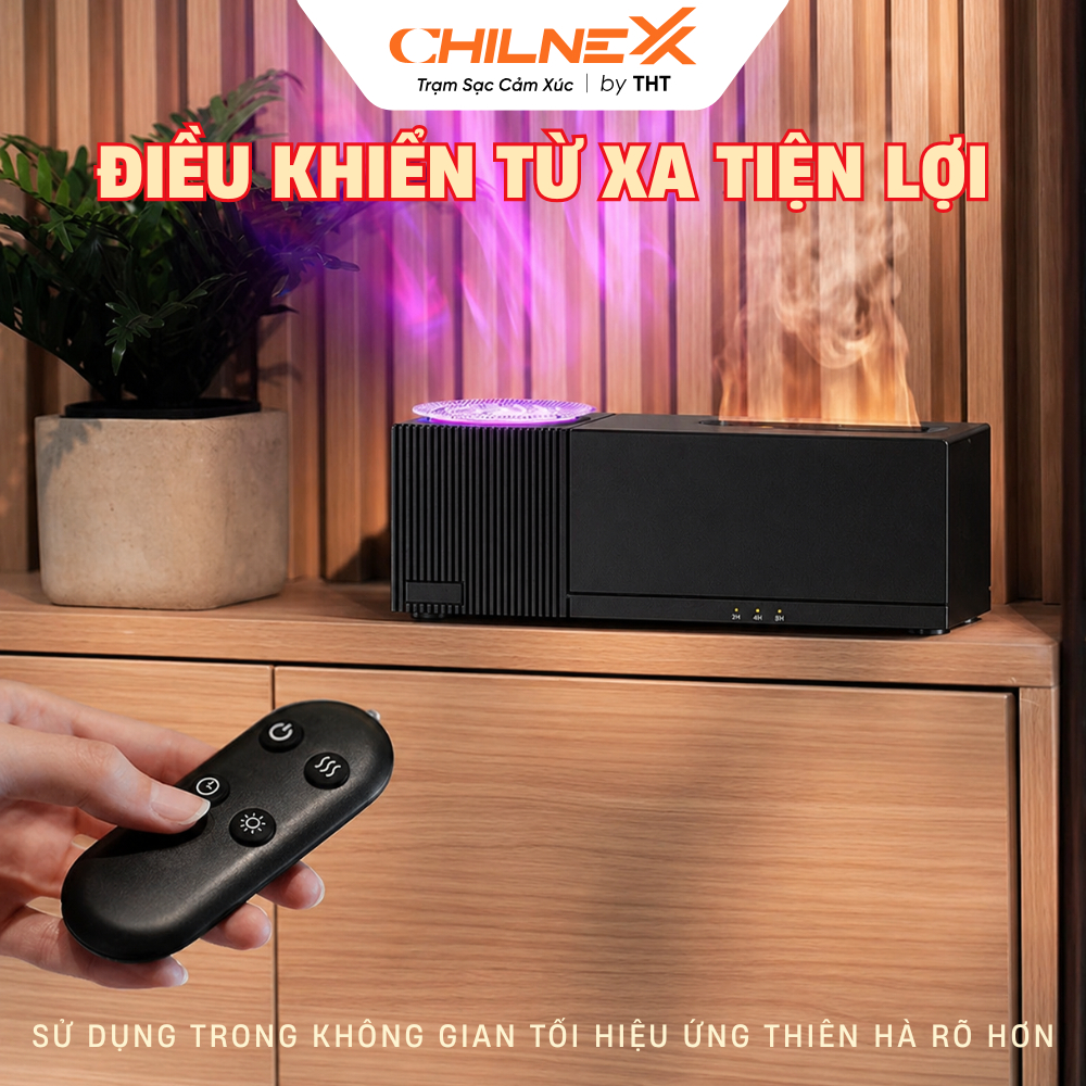Máy xông thiên hà A2 CHILNEXX[02] máy khếch tán tinh dầu đèn thiên hà decor chill Làm đèn ngủ hẹn giờ quà tặng cao cấp