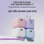 Bộ Sạc Nhanh PD30W GaN Type-C Lightning Dây Bọc Dù Chống Quá Nhiệt Cho Các Dòng iPhone Android B02