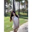 Áo yếm dập li chân ren xoè