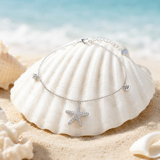 Vòng tay nữ LAMY Star Fish Silver Bracelet 2256