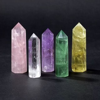 Trụ Đá Thanh Tẩy Đá Phong Thủy Reiki Thiền Định Đá Thạch Anh Tự Nhiên Decor Cao Cấp