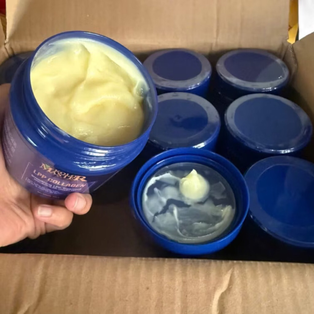 Kem hấp phục hồi tóc hư tổn xơ rối LPP Collagen 500gram