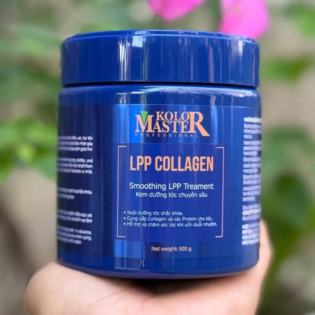 Kem hấp phục hồi tóc hư tổn xơ rối LPP Collagen 500gram