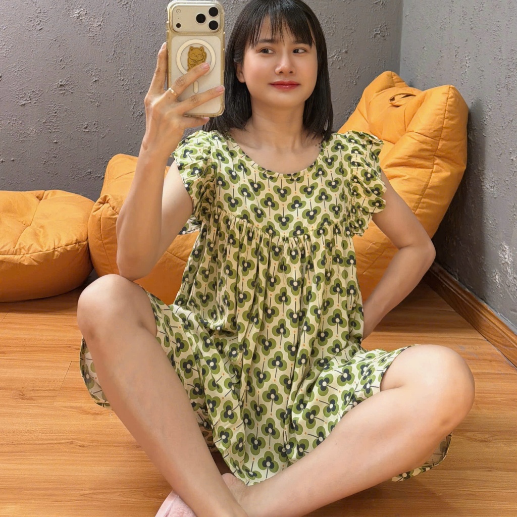 (43-90kg) Tole lửng cánh tiên 2 lớp, form chuẩn may kỹ - Nocnhasleepwear