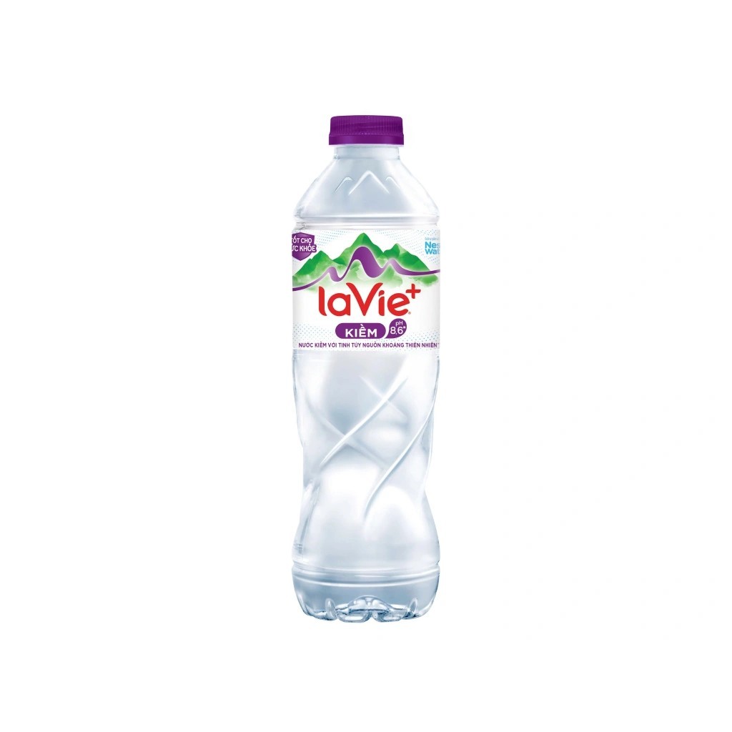 Thùng 24 chai nước KIỀM có khoáng La Vie + 500ml