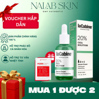 [Hàng công ty] Tinh Chất Làm Dịu, Giảm Đỏ Da LaCabine 20% Cica Solution Serum Cream