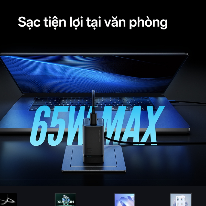 Củ Sạc GaN CUKTECH 6 MINI 2C1A | AVS 60W | Hỗ Trợ Sạc Nhanh | Công Suất 90W | Thiết Kế Nhỏ Gọn | Bảo Hành 18 Tháng AD653 | BigBuy360 - bigbuy360.vn