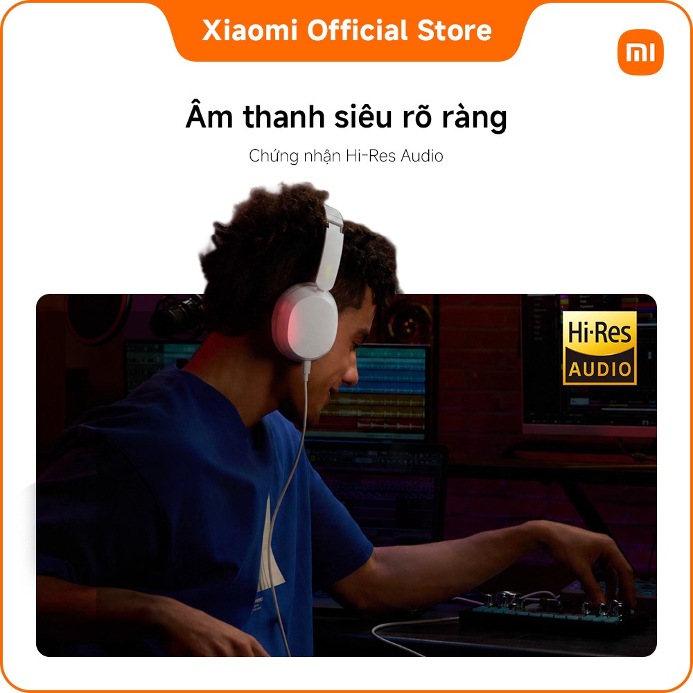 Xiaomi Tai nghe chụp tai không dây REDMI Headphones Neo | Lên đến 42dB Adaptive ANC | Thời lượng pin bền bỉ 72 giờ | BigBuy360 - bigbuy360.vn