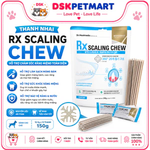 Thanh Nhai DR.HEALMEDIX Rx Scaling Chew Xương Gặm Bảo Vệ Nướu - Túi 150gr ( 12.5g x 12 gói )