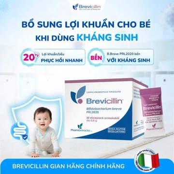 (Combo 2H_Tích điểm) Men vi sinh Brevicillin 20 tỷ lợi khuẩn hỗ trợ cân bằng hệ vi sinh đường ruột