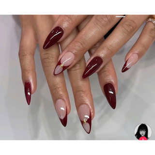 Nailbox Thiết Kế, nail đỏ thời thượng, Trendy A10