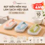 Combo 10 Bàn Chải Bọt Biển Lau Chùi Cọ Rửa Nhà Tắm, Nhà Bếp Tay Cầm Đa Năng Tiện Lợi