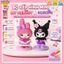 Bộ lắp ráp hạt lớn Kuromi và Melody – Đồ chơi giáo dục cho trẻ, rèn luyện sự tập trung, mô hình trang trí cao 50cm