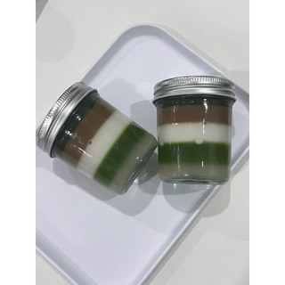 [Combo] Hũ Thủy Tinh 200ml Nắp Nhôm Vặn Kín - Đựng Overnight Oats, Yến Mạch Qua Đêm, Sữa Chua, Pudding, Detox, Trái Cây