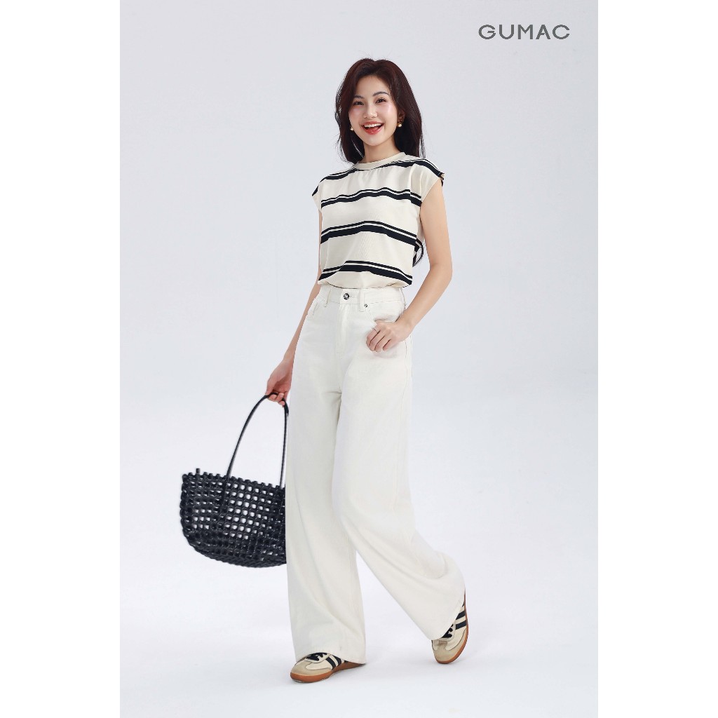 Quần Jeans Nữ Ống Suông Gmorning Cơ Bản Chất Denim Mềm Trẻ Trung Dễ Phối Đồ YQJF03049
