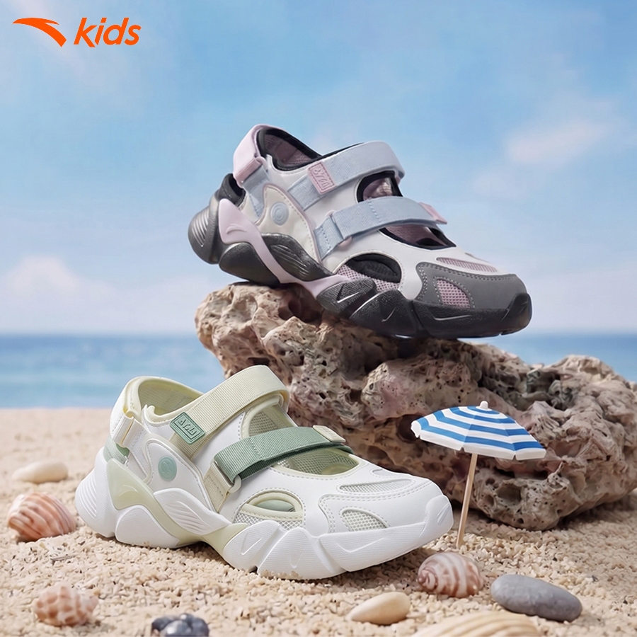 Anta Kids Sandal Thời Trang Bé Gái Size 33-38 Mary Jane 3226B6912